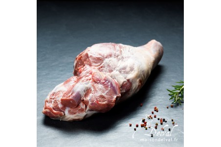Maison Delval - Gigot entier de selle d'agneau BIO sans os