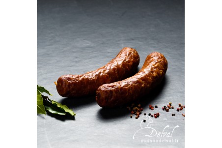 Maison Delval - Saucisse à cuire pur porc Couteau