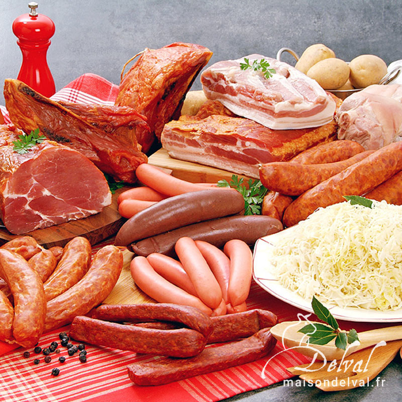 Choucroute traditionnelle - Panier pour 8 personnes - Vente en ligne