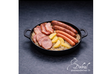 Maison Delval - Choucroute garnie traditionnelle