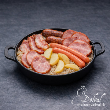 Maison Delval - Choucroute royale garnie