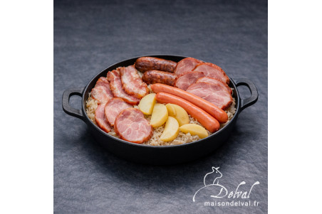 Maison Delval - Choucroute royale garnie