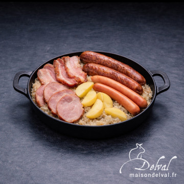 Maison Delval - Choucroute traditionnelle garnie