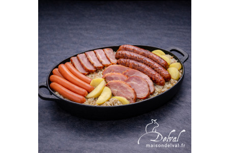 Maison Delval - Choucroute traditionnelle garnie