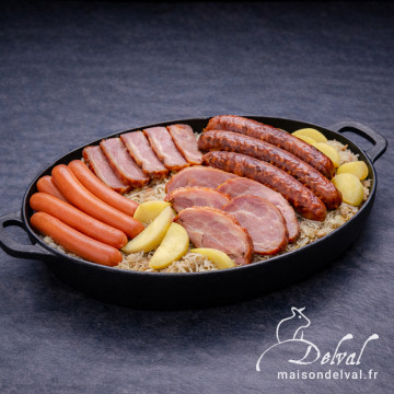 Maison Delval - Choucroute traditionnelle garnie