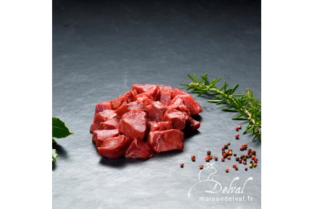Maison Delval - Viande de bœuf à fondue Sélection Delval / Rumsteck - Poire - Merlan