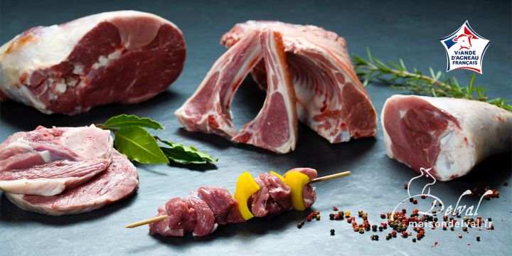 Maison Delval - Boucherie-Charcuterie en ligne - Sélection de viandes d'agneau traditionnelles