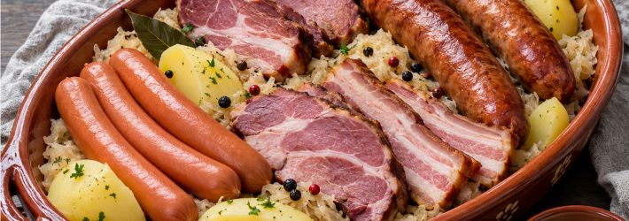Maison Delval - Recettes - Choucroute royale maison