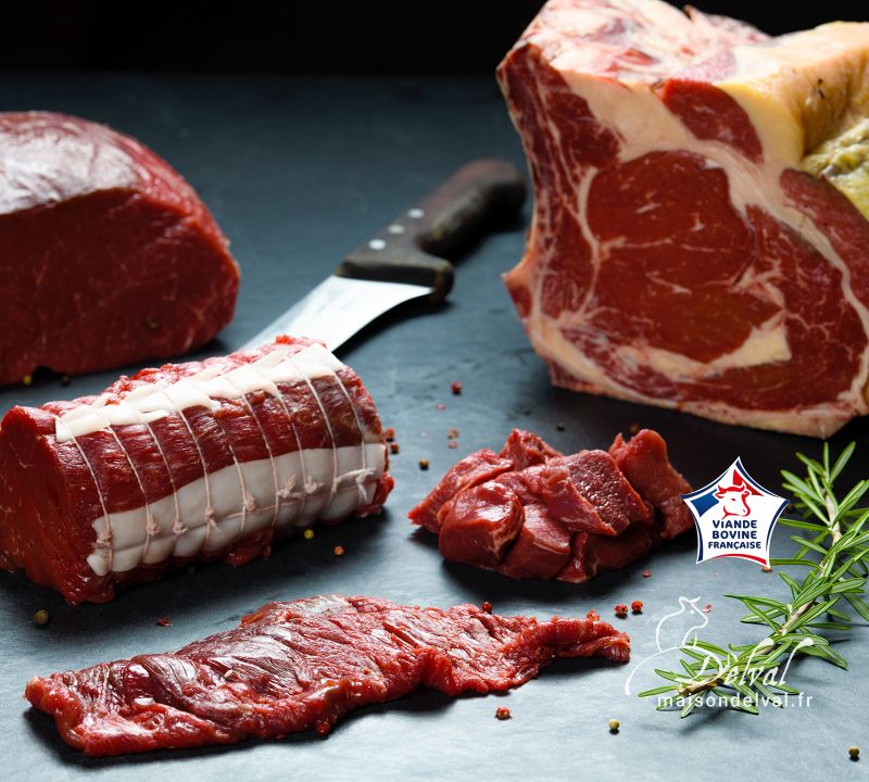 Maison Delval - Boucherie-Charcuterie en ligne - Sélection de viandes de bœuf traditionnelles