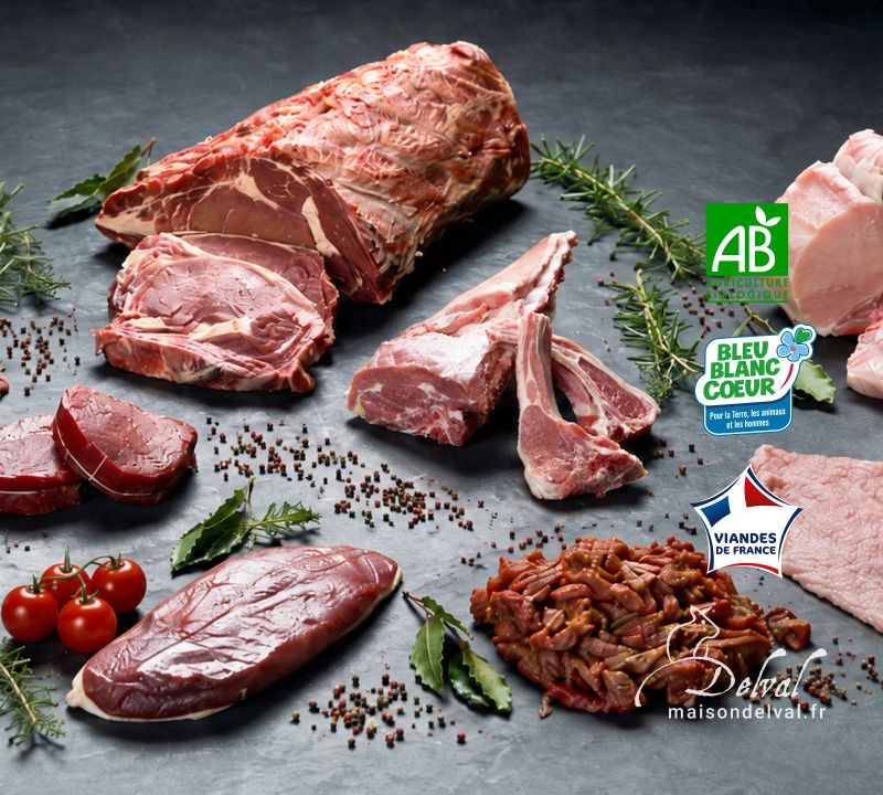 Maison Delval - Boucherie-Charcuterie en ligne - Suggestions saisonnières - Sélection de viandes à griller ou à poêler