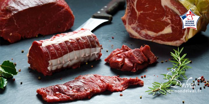 Maison Delval - Boucherie-Charcuterie en ligne - Sélection de viandes de bœuf traditionnelles