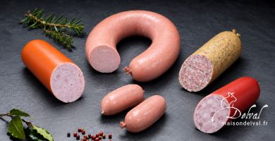 Maison Delval - Boucherie-Charcuterie en ligne - Saucisses et saucissons cuits