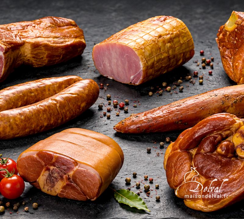 Maison Delval - Boucherie-Charcuterie en ligne - Spécialités fumées d'Alsace et des Vosges