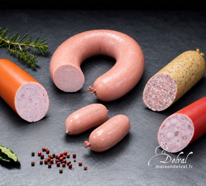 Maison Delval - Boucherie-Charcuterie en ligne - Saucisses et saucissons cuits