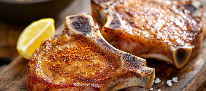 Maison Delval - Recettes - Côtes d'échine grillées, marinade sèche maison