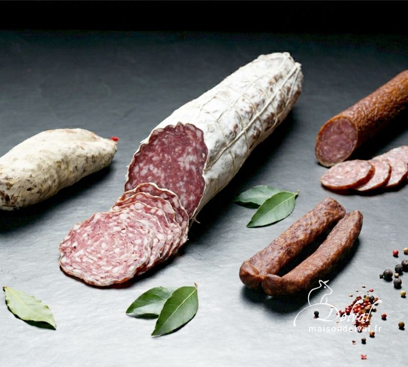 Maison Delval - Boucherie-Charcuterie en ligne - Saucissons secs ou fumés