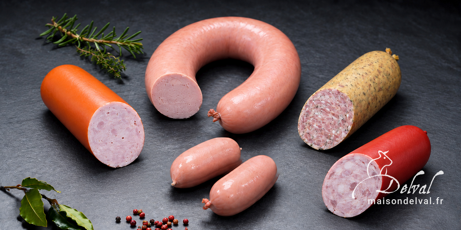 Maison Delval - Boucherie-Charcuterie en ligne - Saucisses et saucissons cuits