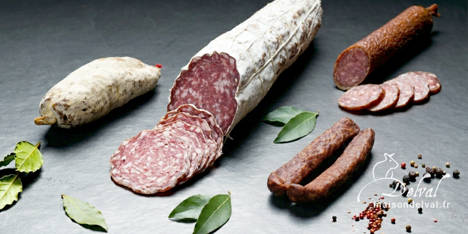 Maison Delval - Boucherie-Charcuterie en ligne - Saucissons secs