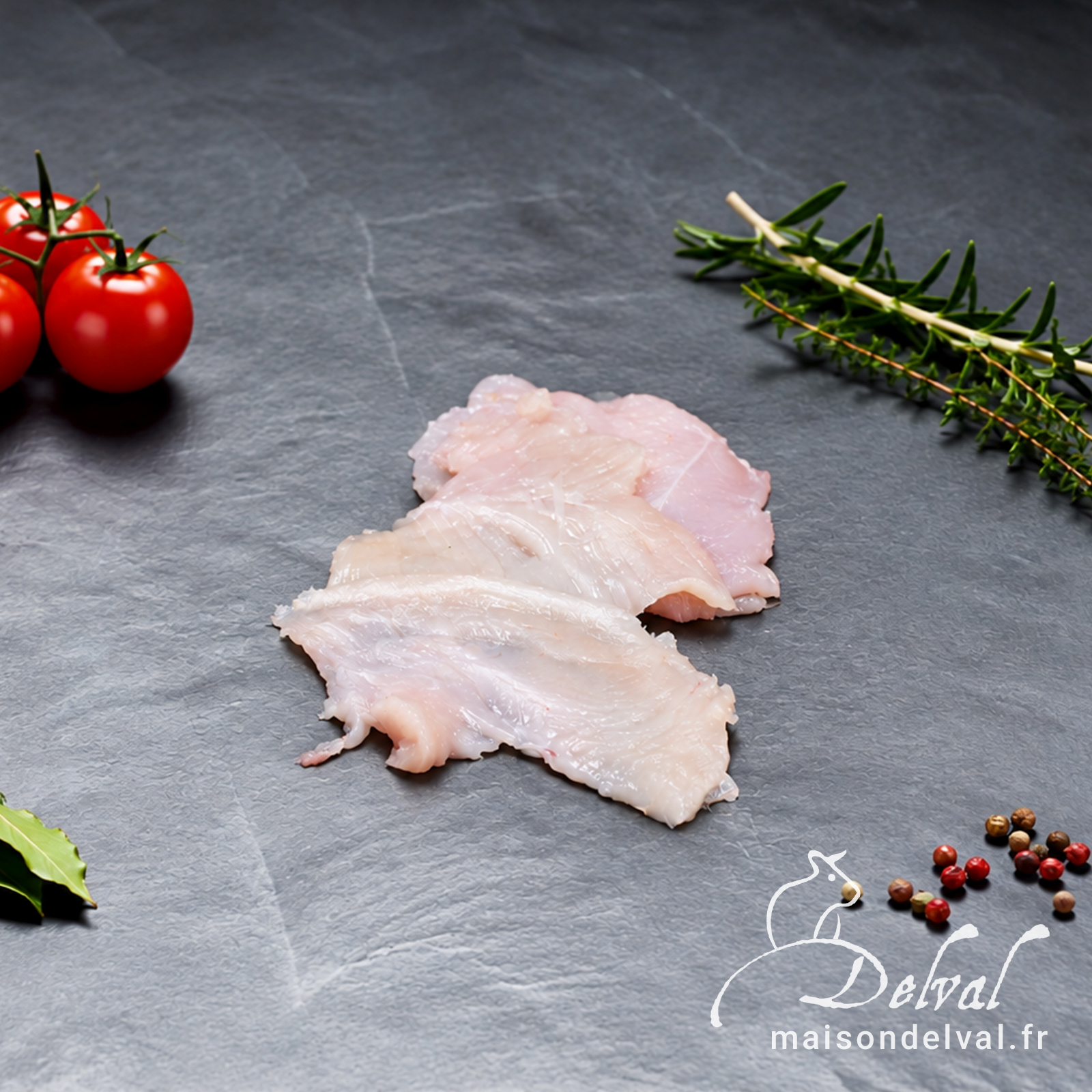Maison Delval - Filet de poulet tranché pour Pierrade