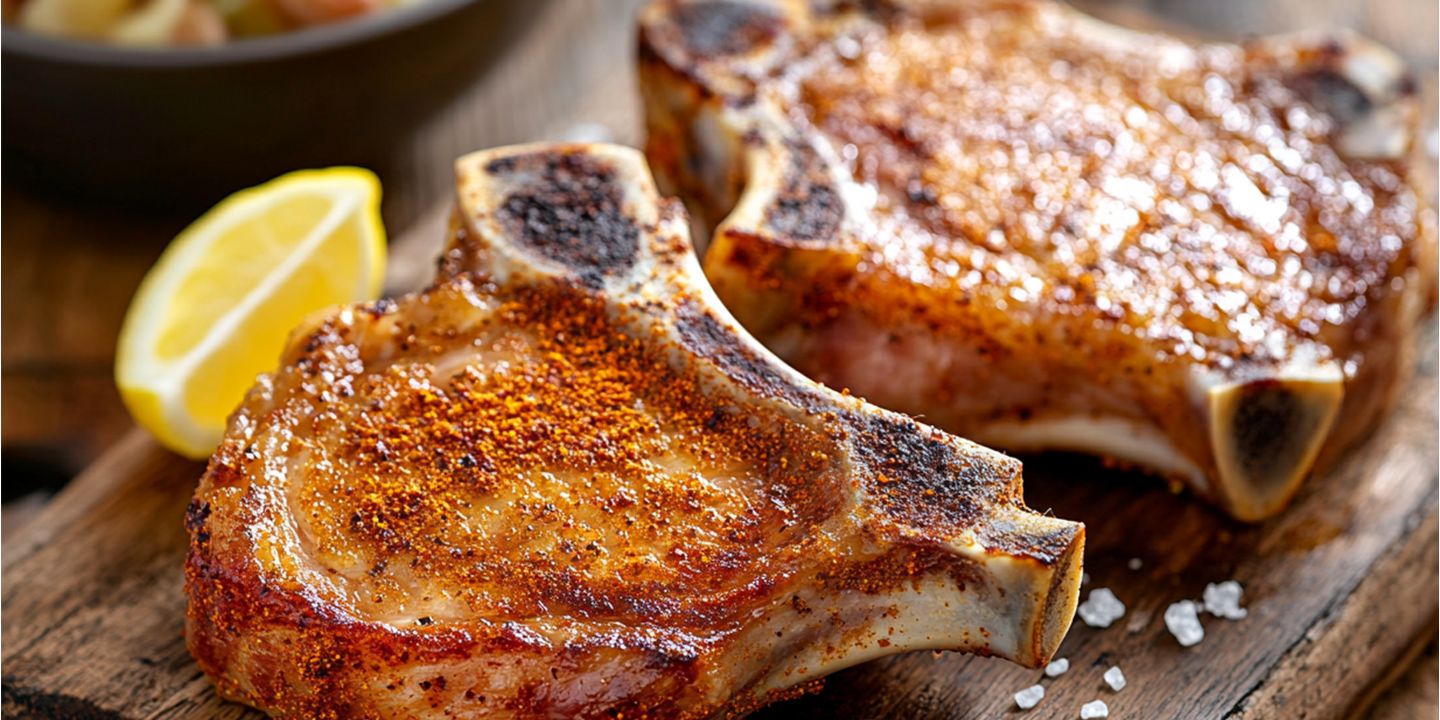 Maison Delval - Recettes - Côtes d'échine grillées, marinade sèche maison