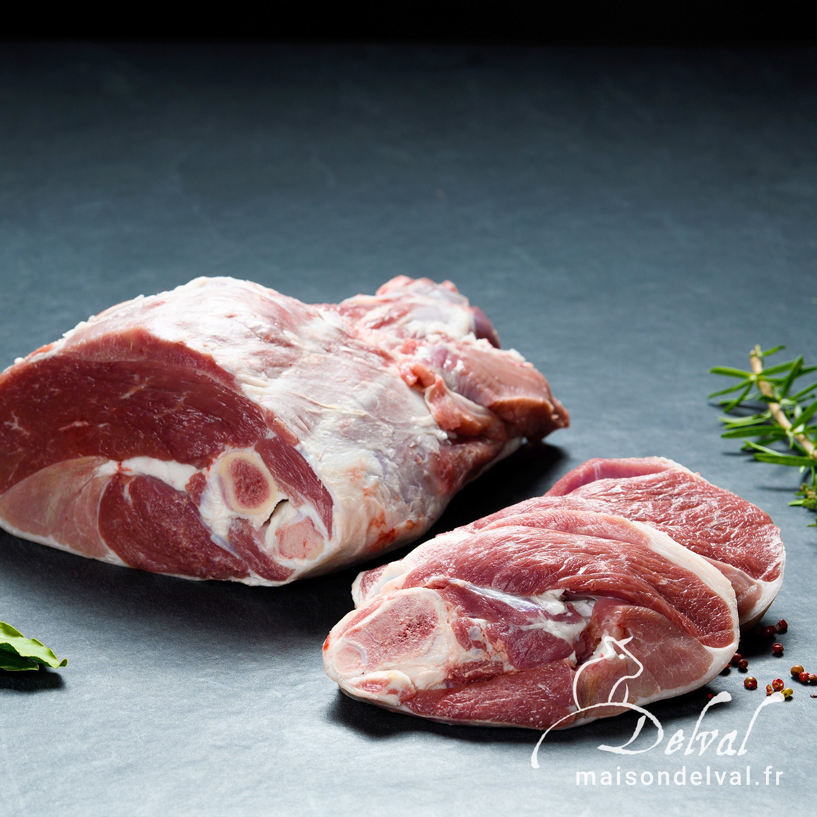 Maison Delval - Gigot d'agneau en tranche Sélection Delval