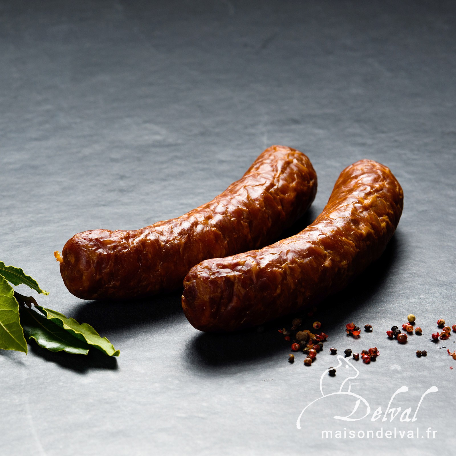 Maison Delval - Saucisse à cuire pur porc Couteau