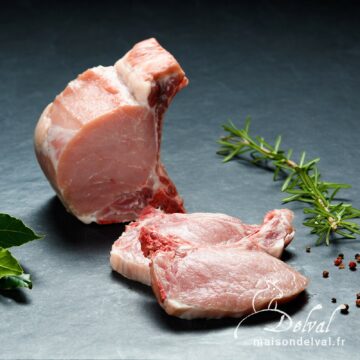 Maison Delval - Côte de porc Bleu Blanc Cœur filet ou première