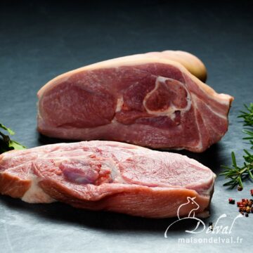 Maison Delval - Rôti d'épaule de porc Bleu Blanc Cœur avec os