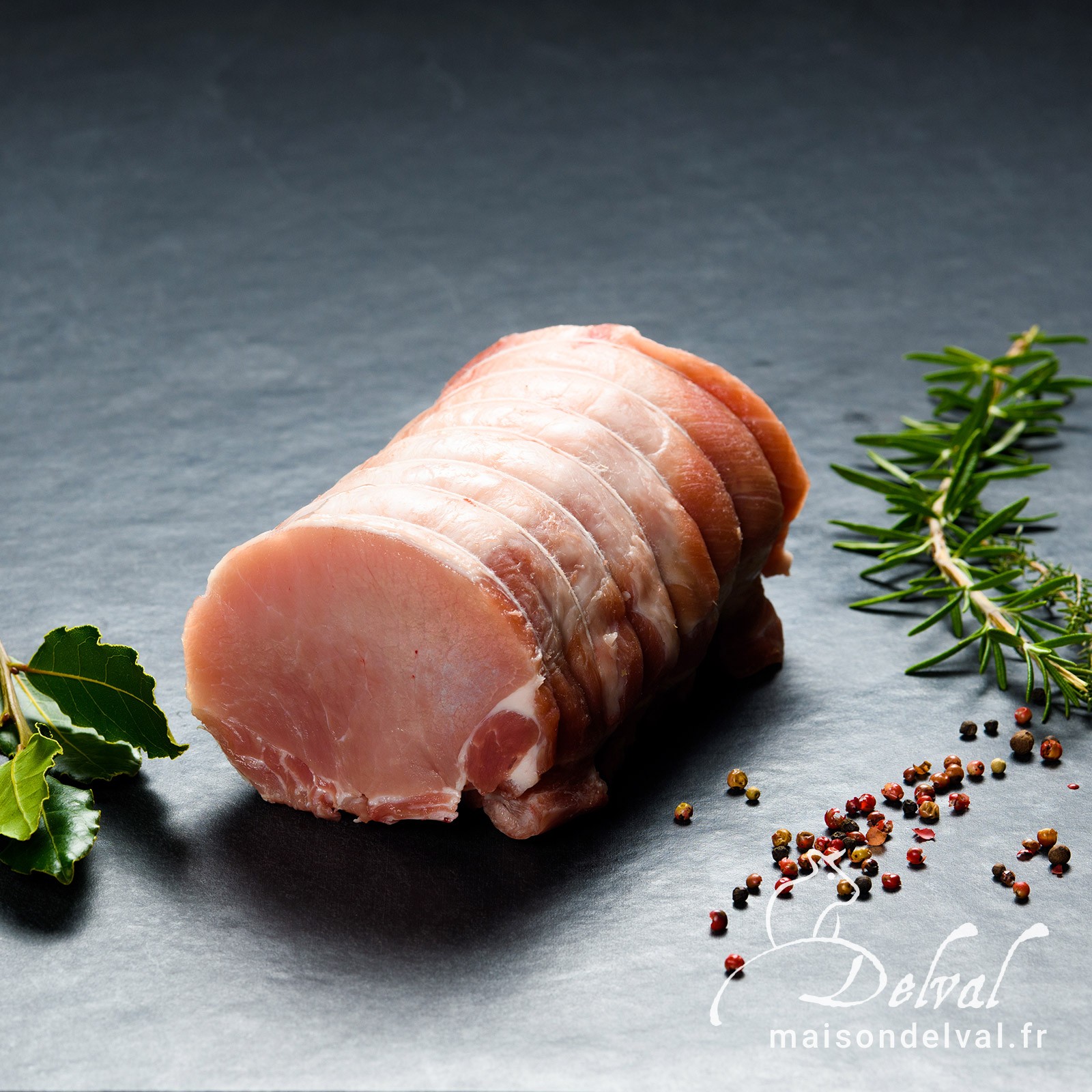 Maison Delval - Rôti de filet porc Bleu Blanc Cœur