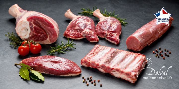 Maison Delval - Boucherie-Charcuterie en ligne - Suggestions saisonnières - Sélection de viandes à confire, à fumer ou à sécher