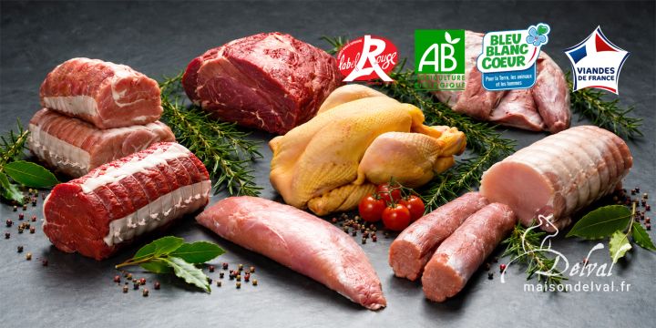 Maison Delval - Boucherie-Charcuterie en ligne - Suggestions saisonnières - Sélection de viandes à rôtir ou à cuire au four